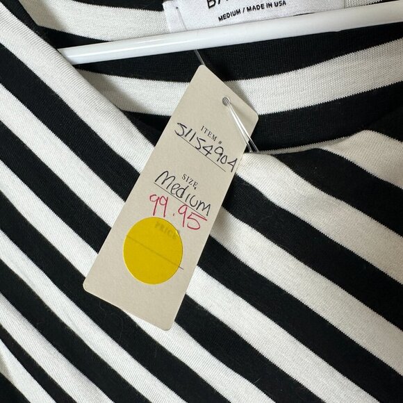 NWT Anthropologie Bailey 44 Striped Faux-Wrap Sleeveless Dress Size Medium - Picture 7 of 8